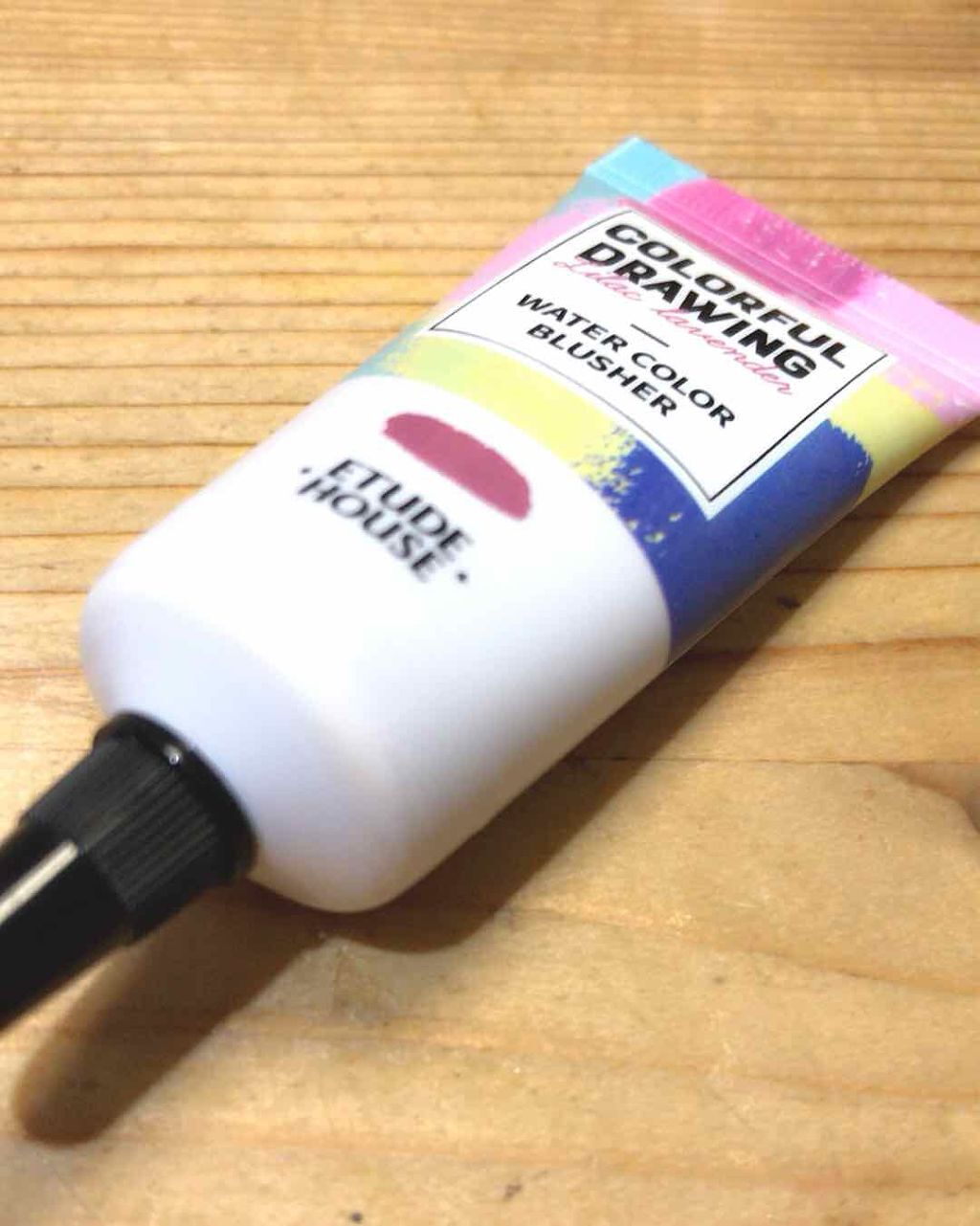 カラフルドローイング ウォーターカラーチーク/ETUDE/リキッドチークを使ったクチコミ（1枚目）