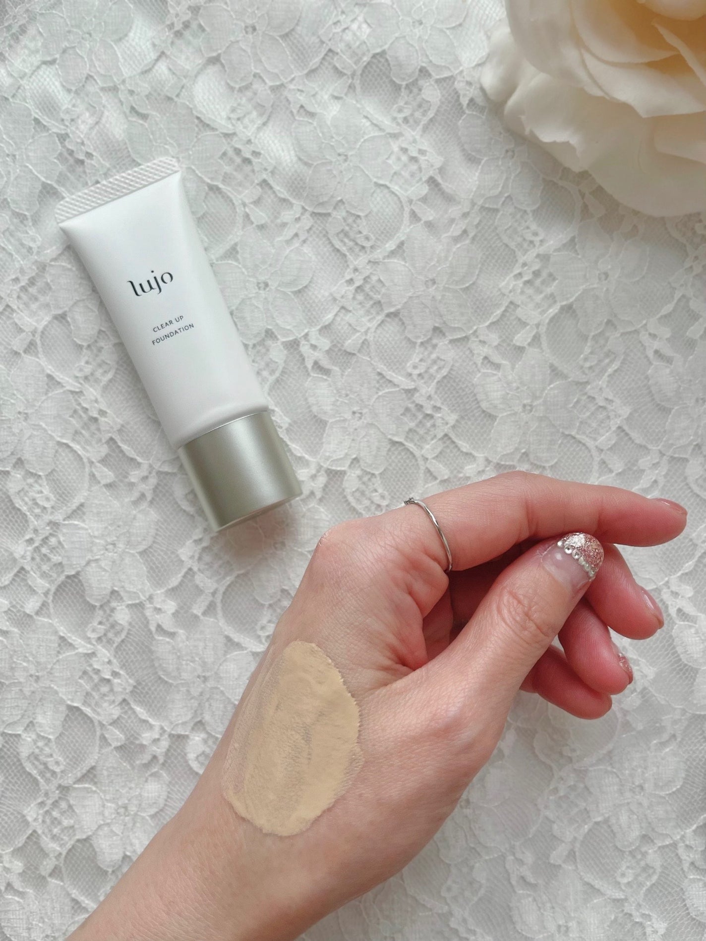 クリアアップ ファンデーション/lujo/クリーム・エマルジョンファンデーションを使ったクチコミ(3枚目)