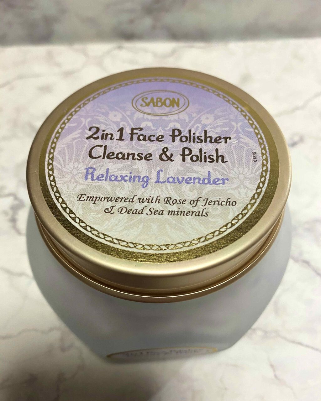 フェイスポリッシャー リラクシング(ラベンダー)/SABON/スクラブ・ゴマージュを使ったクチコミ（2枚目）