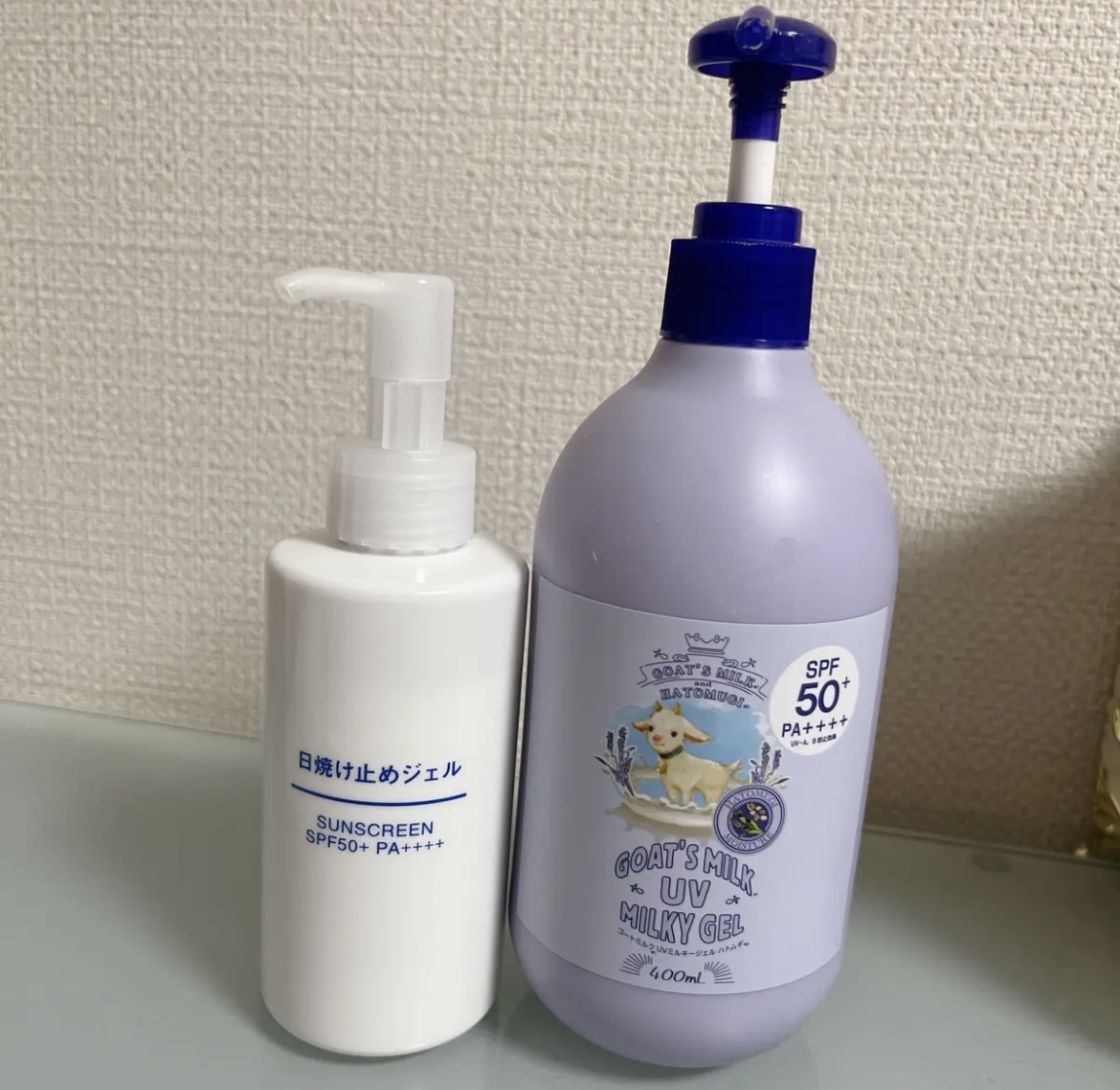 日焼け止めジェル　ＳＰＦ５０＋/無印良品/日焼け止めジェルを使ったクチコミ（2枚目）