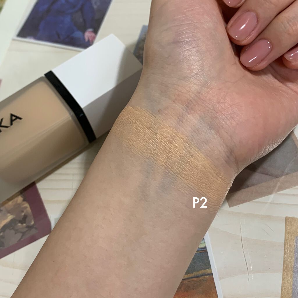 Laka シン スティラー UV ファンデーション のクチコミ「《 LAKA シン スティラー UV ファンデーション 》

価         格▶︎3,5.....」（3枚目）