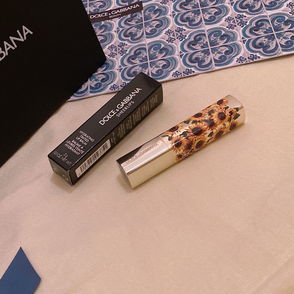 シアーリップス　ハイドレーティング　ティンティッドリップバーム/DOLCE&GABBANA BEAUTY/リップバームを使ったクチコミ（2枚目）