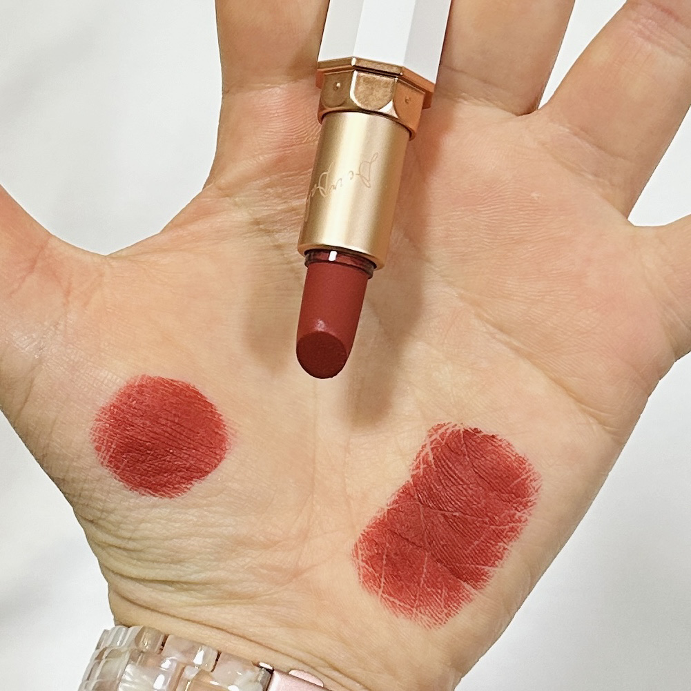 リップ パラダイス エフォートレス マット リップスティック/DEAR DAHLIA/口紅を使ったクチコミ（2枚目）