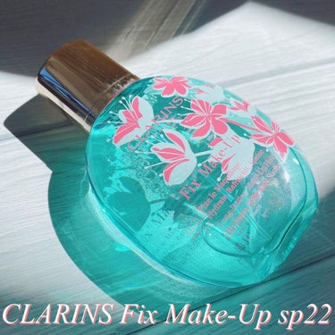 フィックス メイクアップ sp22 天人花をイメージした軽やかな香り(限定)/CLARINS/ミスト状化粧水を使ったクチコミ（1枚目）