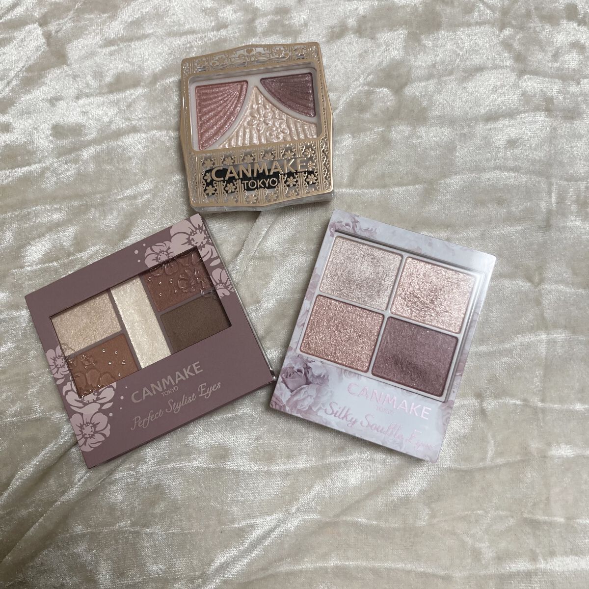 ジューシーピュアアイズ/キャンメイク/アイシャドウパレットを使ったクチコミ（3枚目）