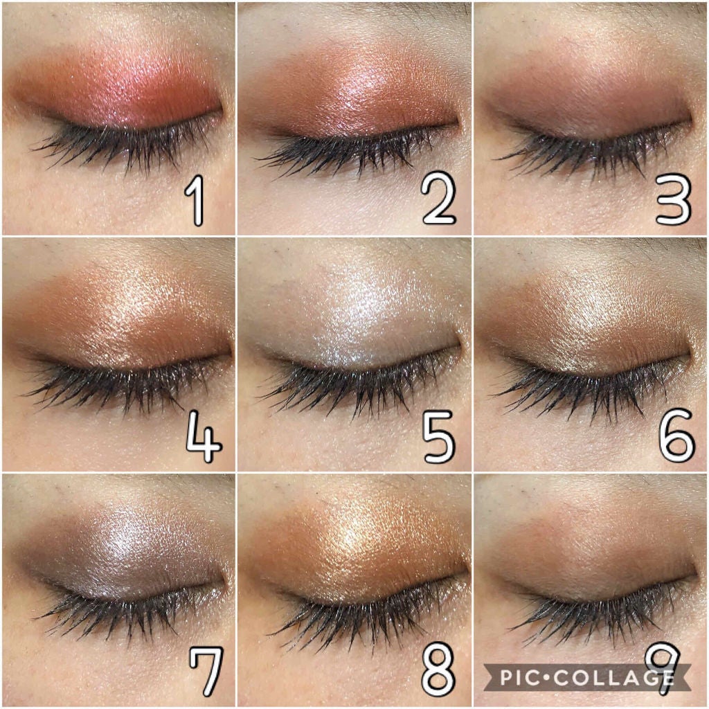 UR GLAM BLOOMING EYE COLOR PALETTE/U R GLAM/アイシャドウパレットを使ったクチコミ(4枚目)