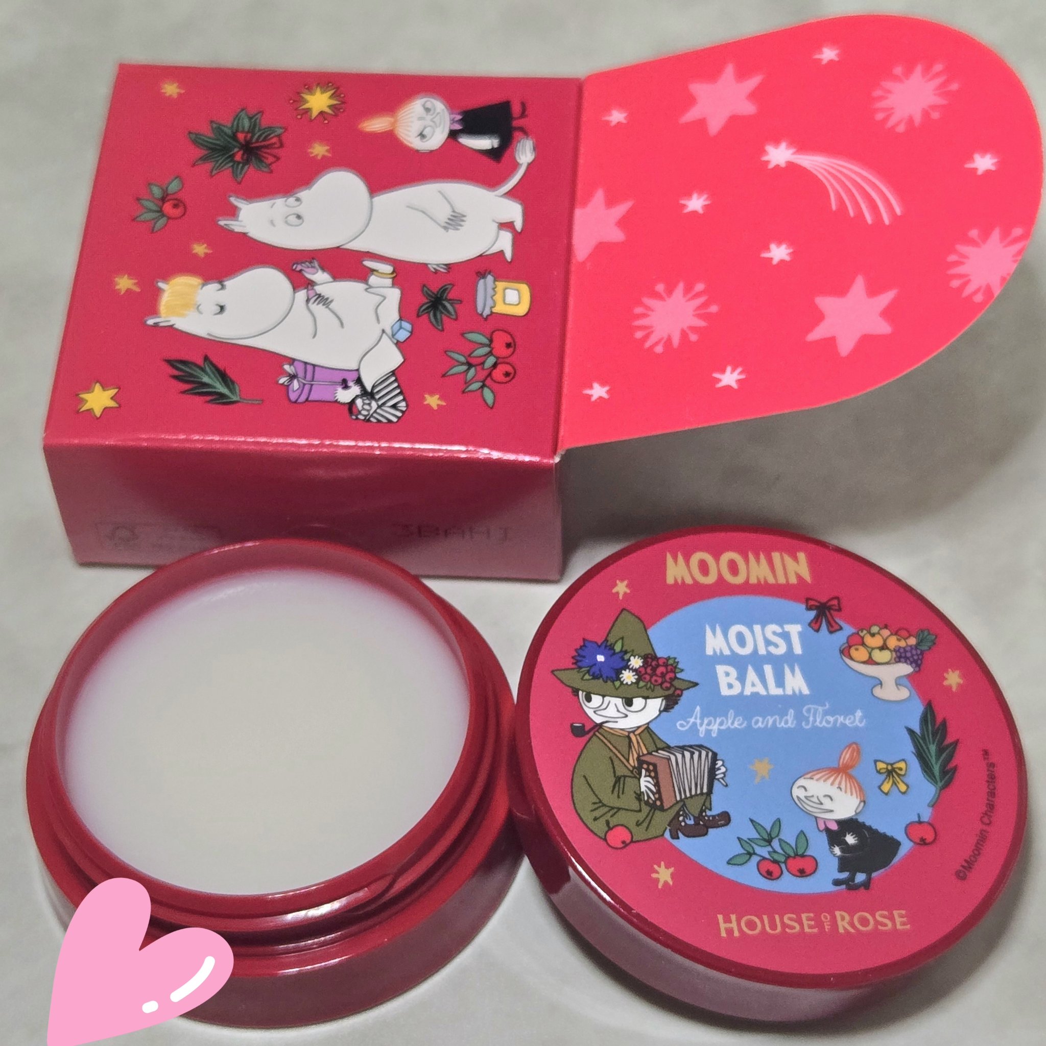 ムーミン モイストリップ CB/ハウス オブ ローゼ/リップクリームを使ったクチコミ（2枚目）