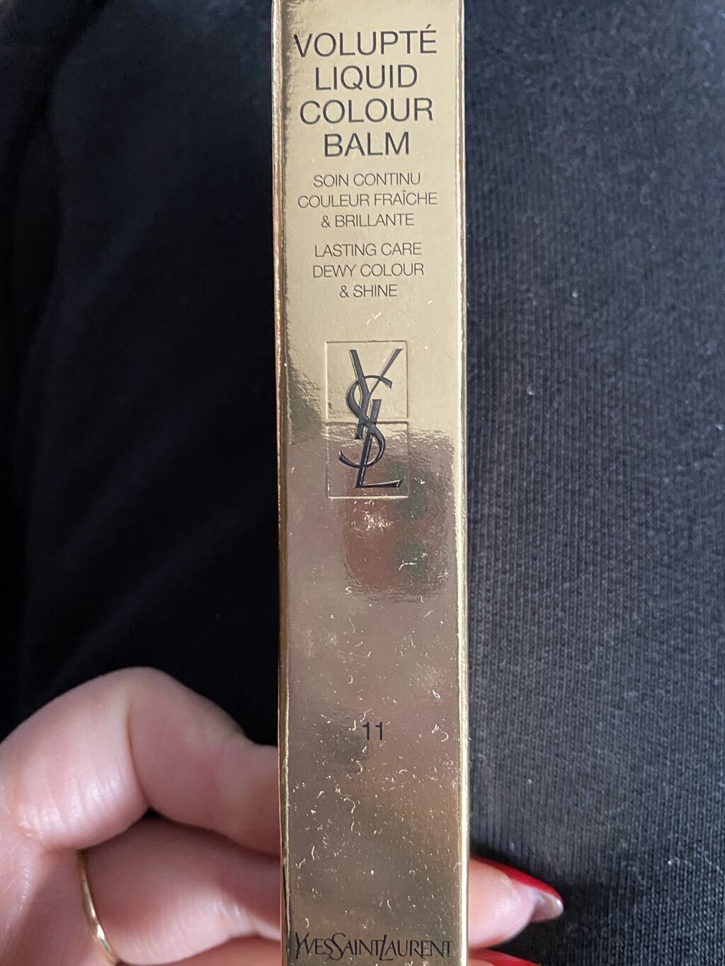 ヴォリュプテ ウォーター カラーバーム 11 フックミーベリー/YVES SAINT LAURENT BEAUTE/口紅を使ったクチコミ（1枚目）