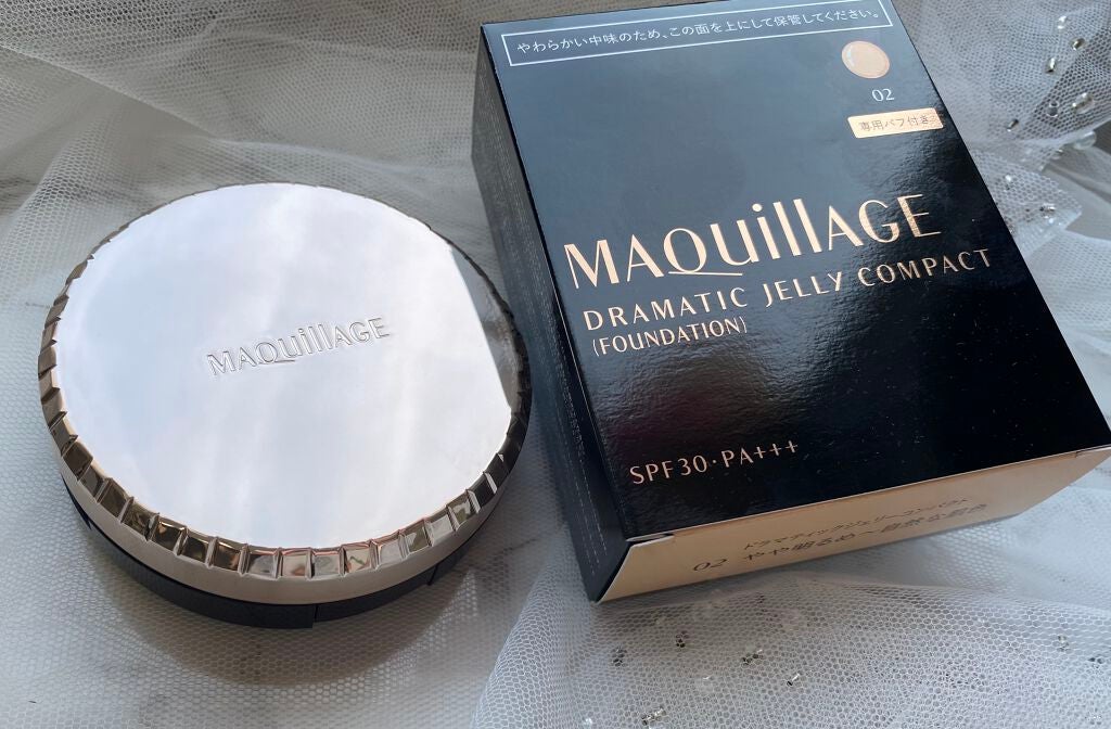 ドラマティックジェリーコンパクト/マキアージュ/クッションファンデーションを使ったクチコミ(2枚目)