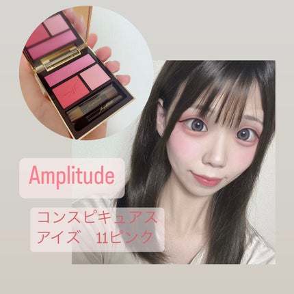 コンスピキュアス アイズ/Amplitude/アイシャドウパレットを使ったクチコミ(1枚目)