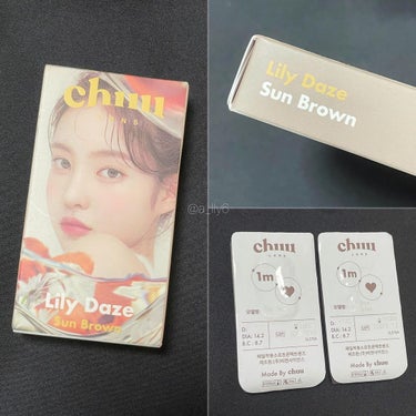 chuu LENS Lily Dazeのクチコミ「#chuulens
#LilyDaze sunbrown
2枚入り ¥2,160（公式サイト価.....」（3枚目）