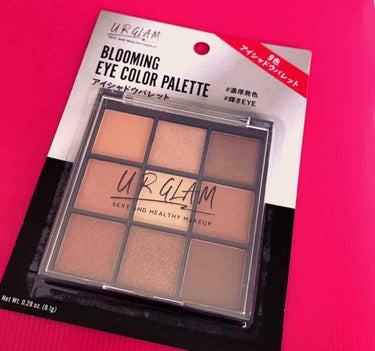 UR GLAM　BLOOMING EYE COLOR PALETTE/U R GLAM/パウダーアイシャドウを使ったクチコミ（1枚目）