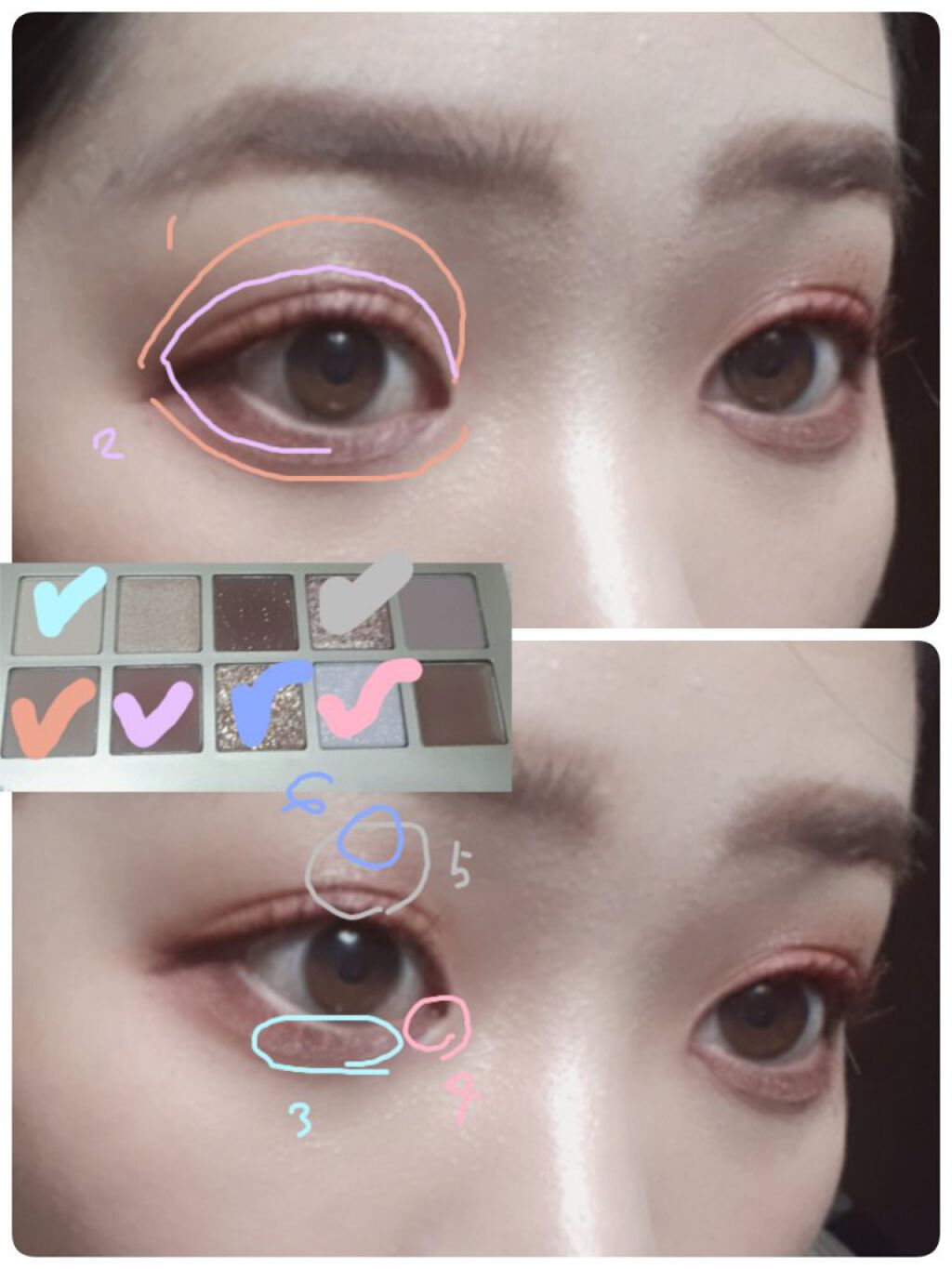 ニューデップスアイシャドウパレット/hince/アイシャドウパレットを使ったクチコミ（2枚目）