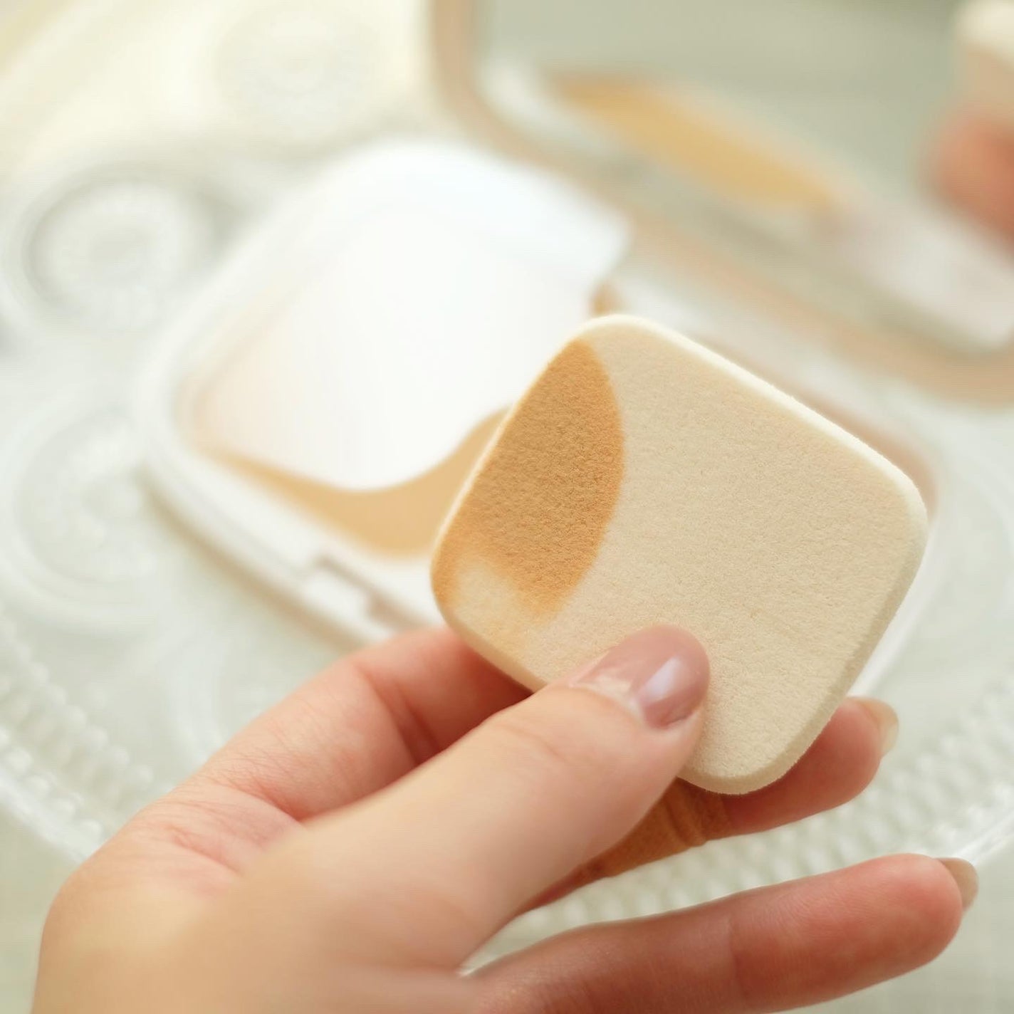 パウダーファンデーション/media luxe/パウダーファンデーションを使ったクチコミ(6枚目)