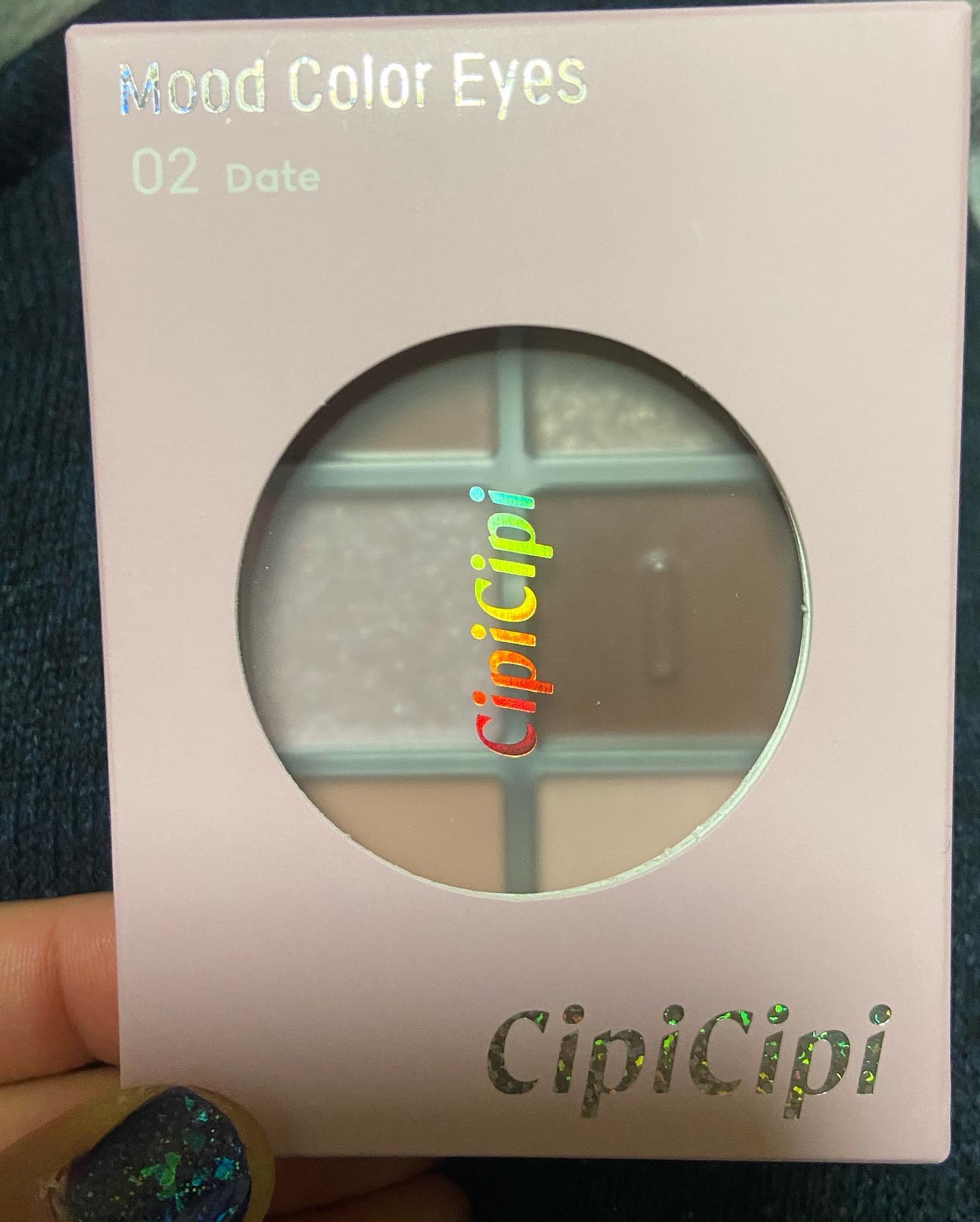 ムードカラーアイズ 02 デート/CipiCipi/アイシャドウパレットを使ったクチコミ（1枚目）