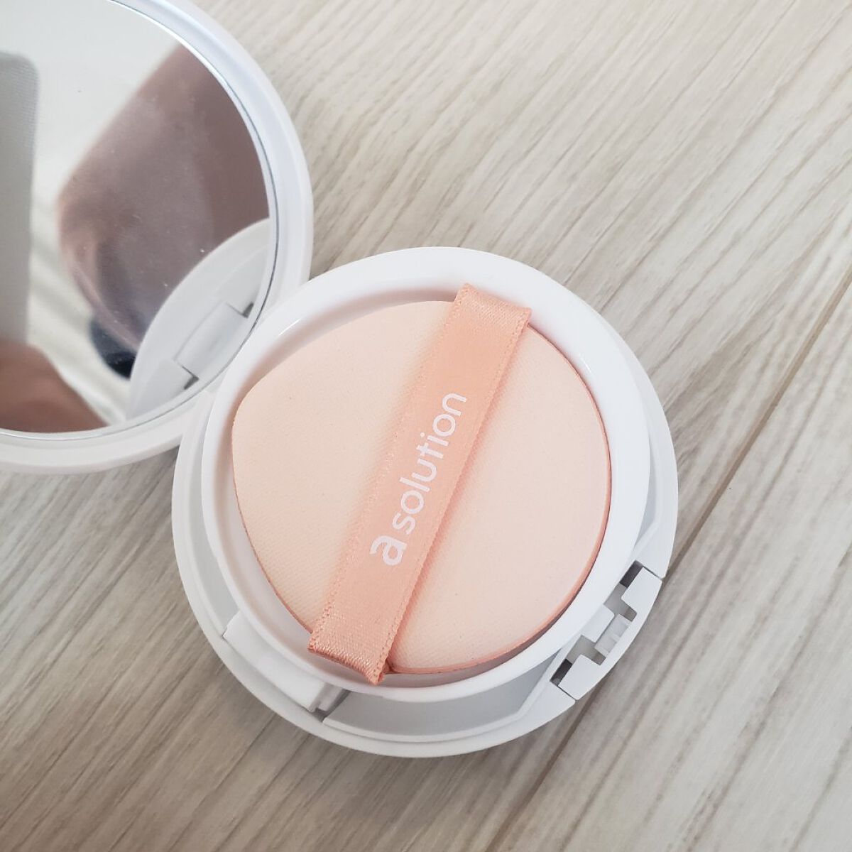 アクネセーフリペアカバーパクト/a solution/クッションファンデーションを使ったクチコミ(4枚目)