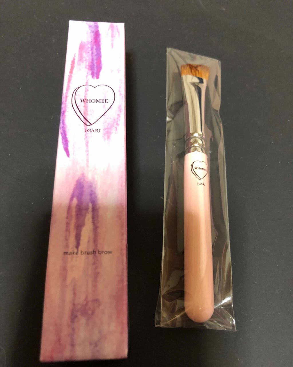 フーミー　アイブロウブラシ 熊野筆/WHOMEE/メイクブラシを使ったクチコミ（1枚目）