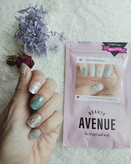 リアルジェルネイルシール/BEAUTY AVENUE/ネイルシールを使ったクチコミ(1枚目)