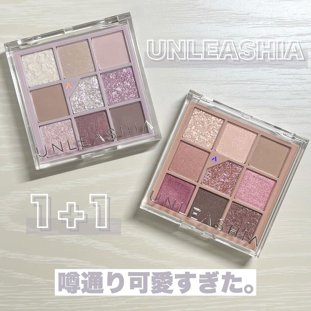 グリッターペディアアイパレット/unleashia/アイシャドウパレットを使ったクチコミ(1枚目)