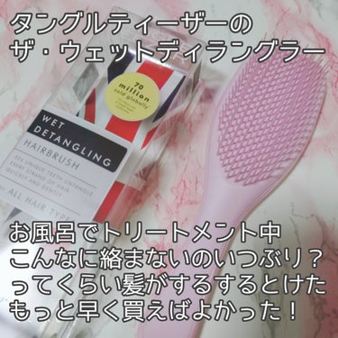 タングルティーザー ザ・アルティメットディタングラー/TANGLE TEEZER/ヘアブラシを使ったクチコミ（2枚目）