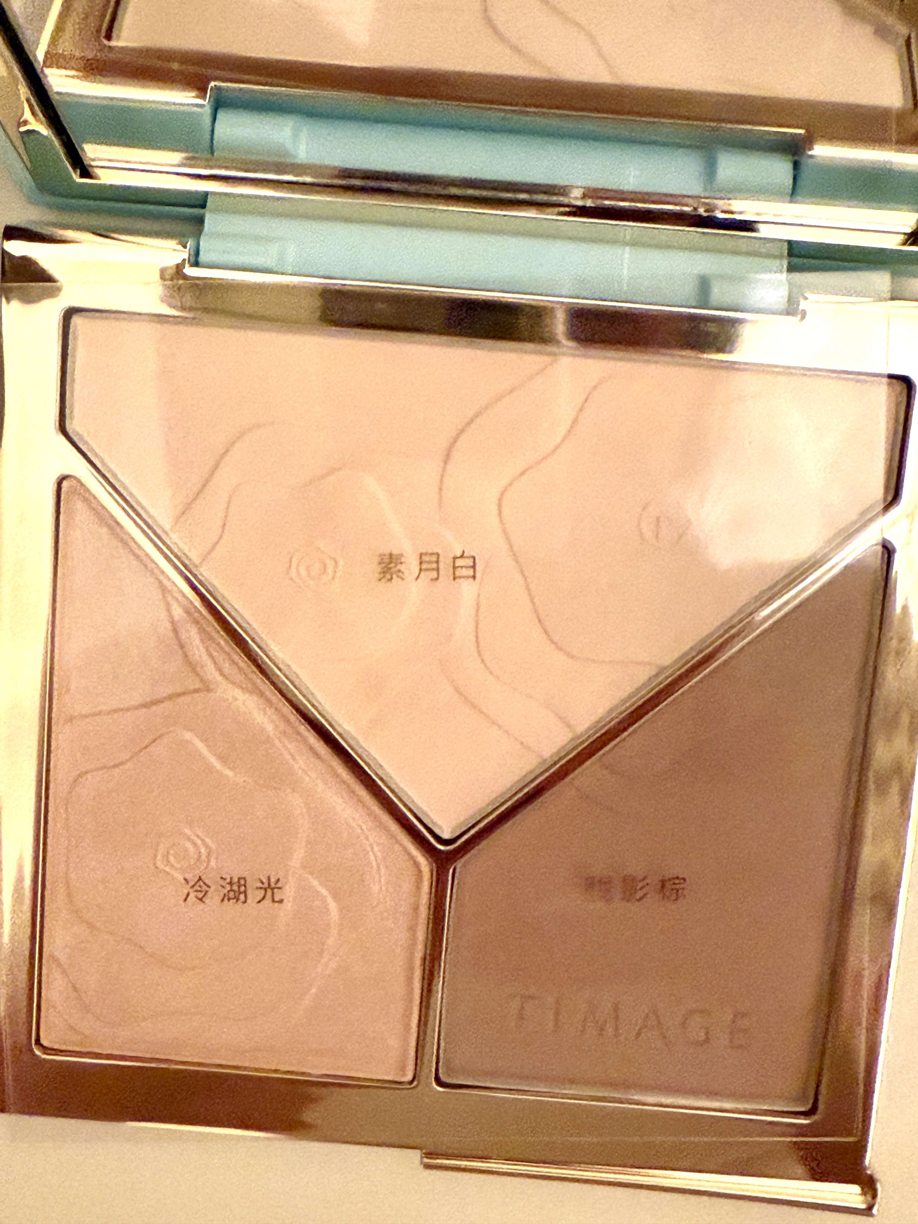 ハイライトシェーディングパレット/TIMAGE/パウダーハイライトを使ったクチコミ（3枚目）