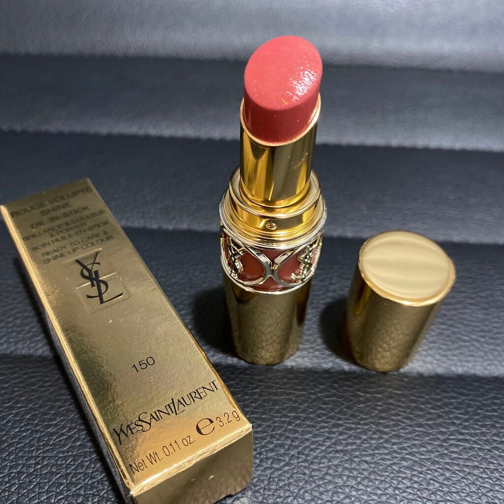 ルージュ ヴォリュプテ シャイン/YVES SAINT LAURENT BEAUTE/口紅を使ったクチコミ(1枚目)