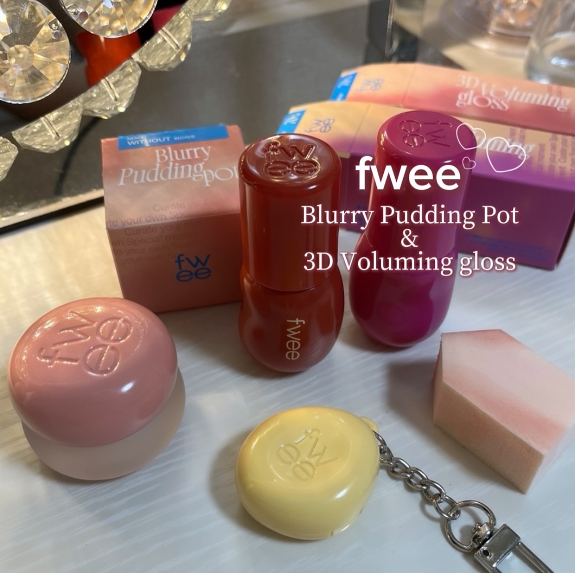 リップアンドチーク ブラーリープリンポット/fwee/口紅を使ったクチコミ（1枚目）