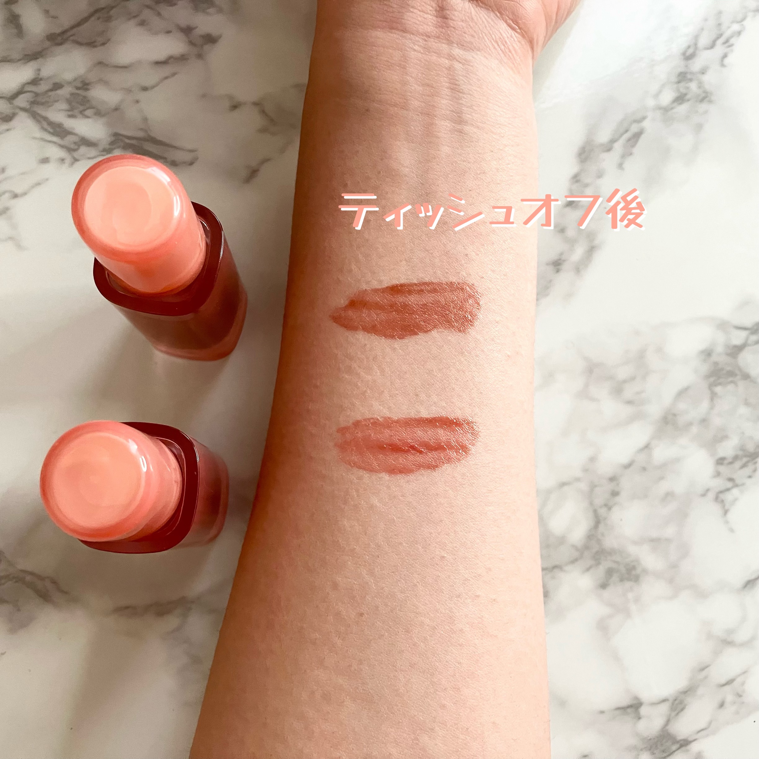 ジェリーイングヌードグロス/Laka/リップグロスを使ったクチコミ（3枚目）