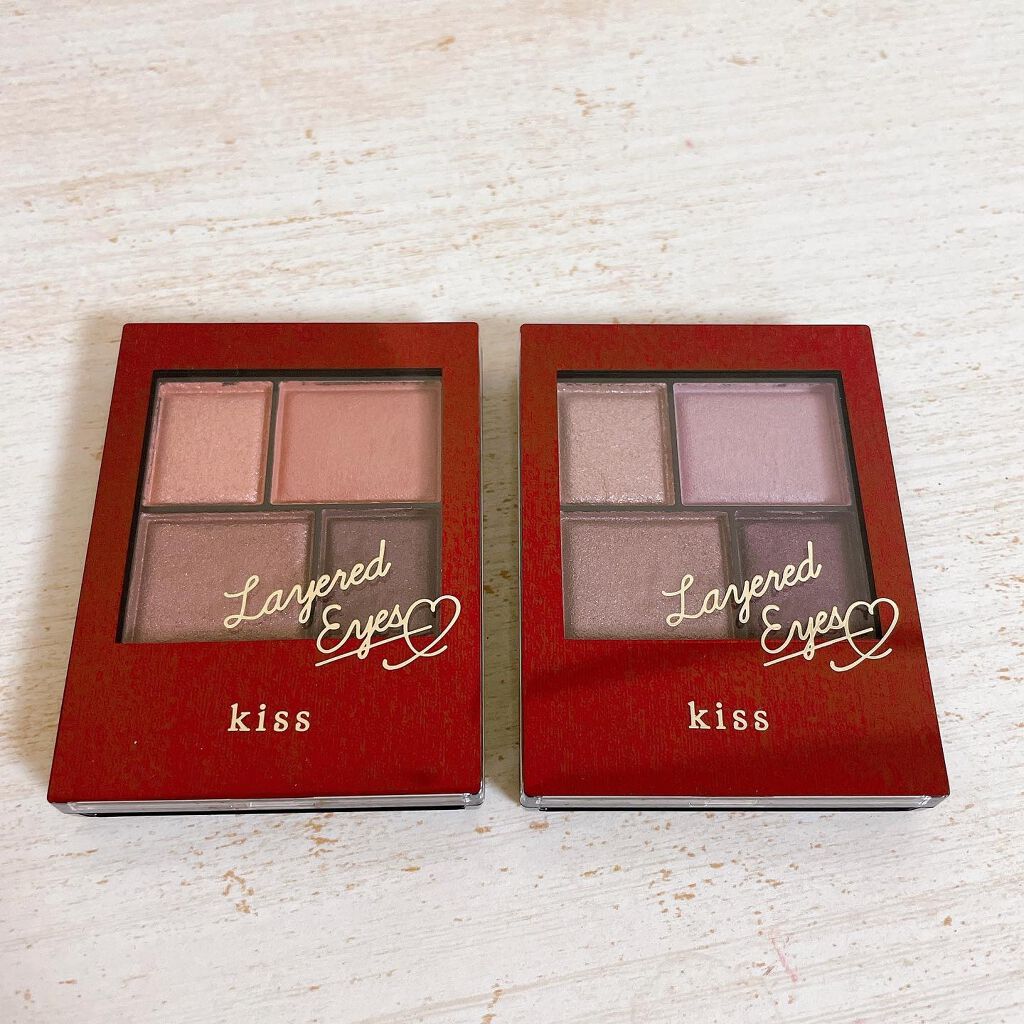 レイヤードアイズＸ 01 Sweet Chocolat/KiSS/アイシャドウパレットを使ったクチコミ（2枚目）