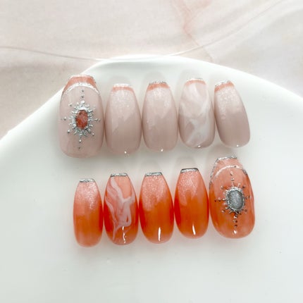 ジェルネイル(ライト対応)/セリア/ジェルネイルを使ったクチコミ(2枚目)