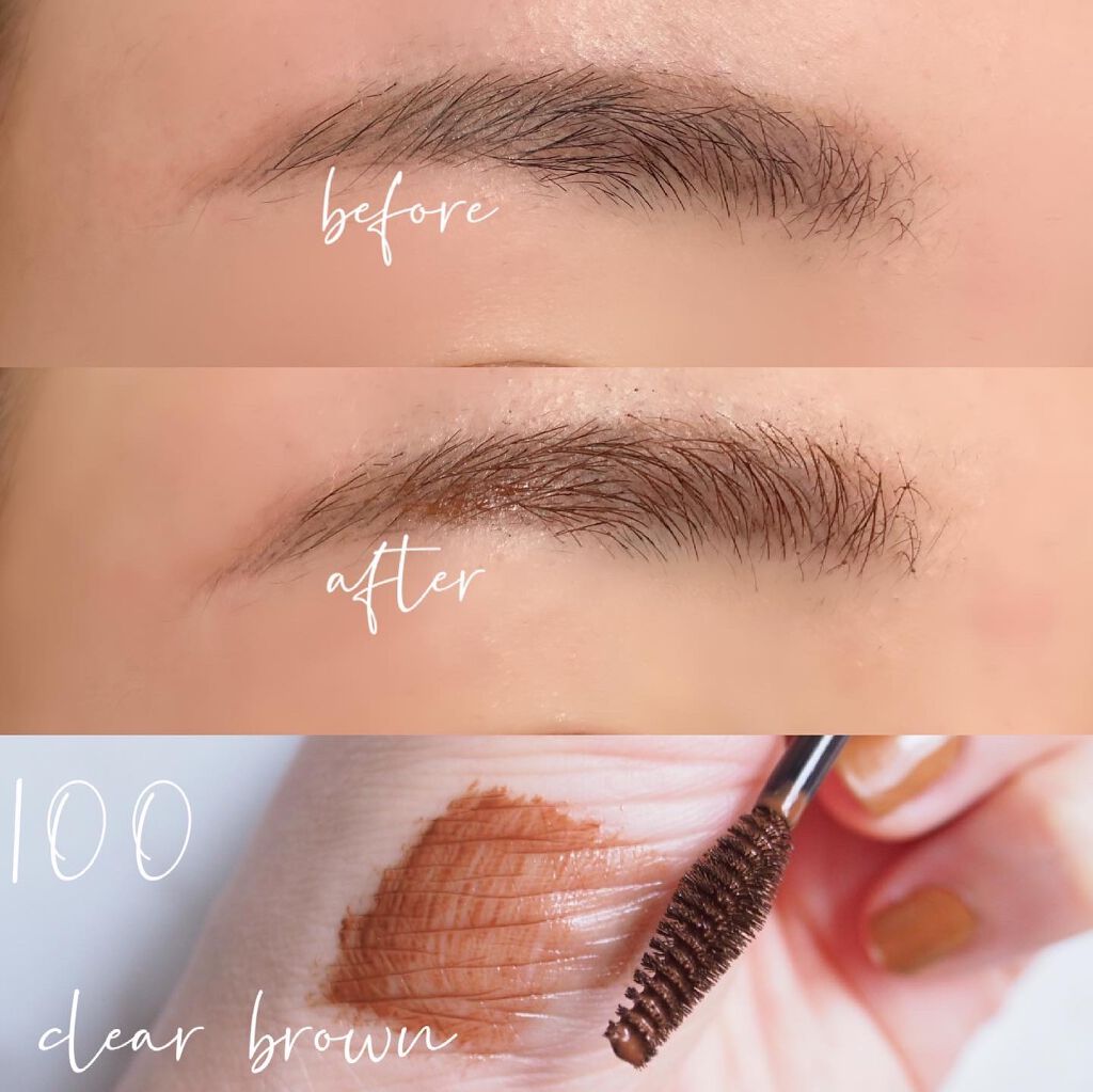 アイブローカラーワックス N/マキアージュ/眉マスカラを使ったクチコミ(3枚目)