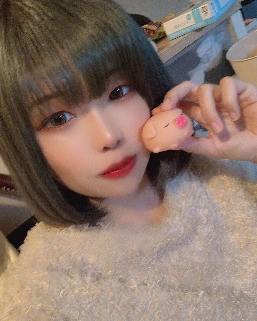 ひかり on LIPS 「髪色かえてみました♡♡少し幼くなったかも(˙-˙)笑笑#アッシ..」(1枚目)