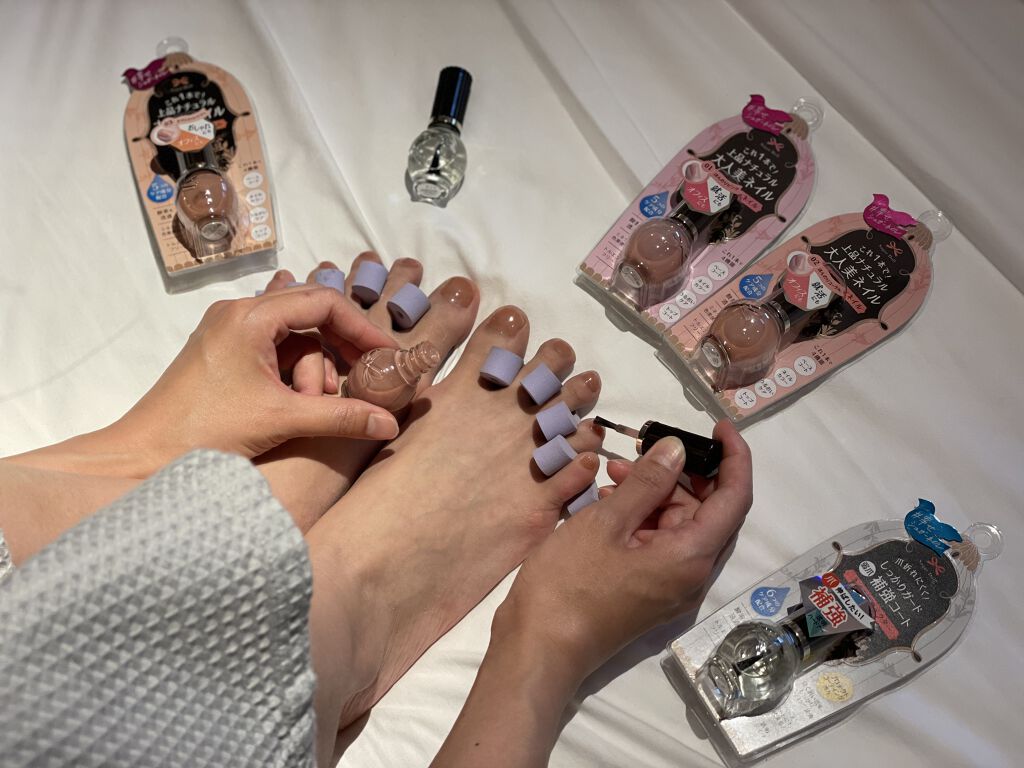 スピーディ トップコートR/シュガードール/ネイルトップコートを使ったクチコミ（2枚目）