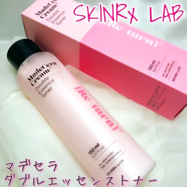 SKINRx LAB マデセラダブルエッセンストナーのクチコミ「いちごみるく色にテンション爆上がり↑🍓🥛
乾燥気になる方にオススメトナー


--------.....」（2枚目）