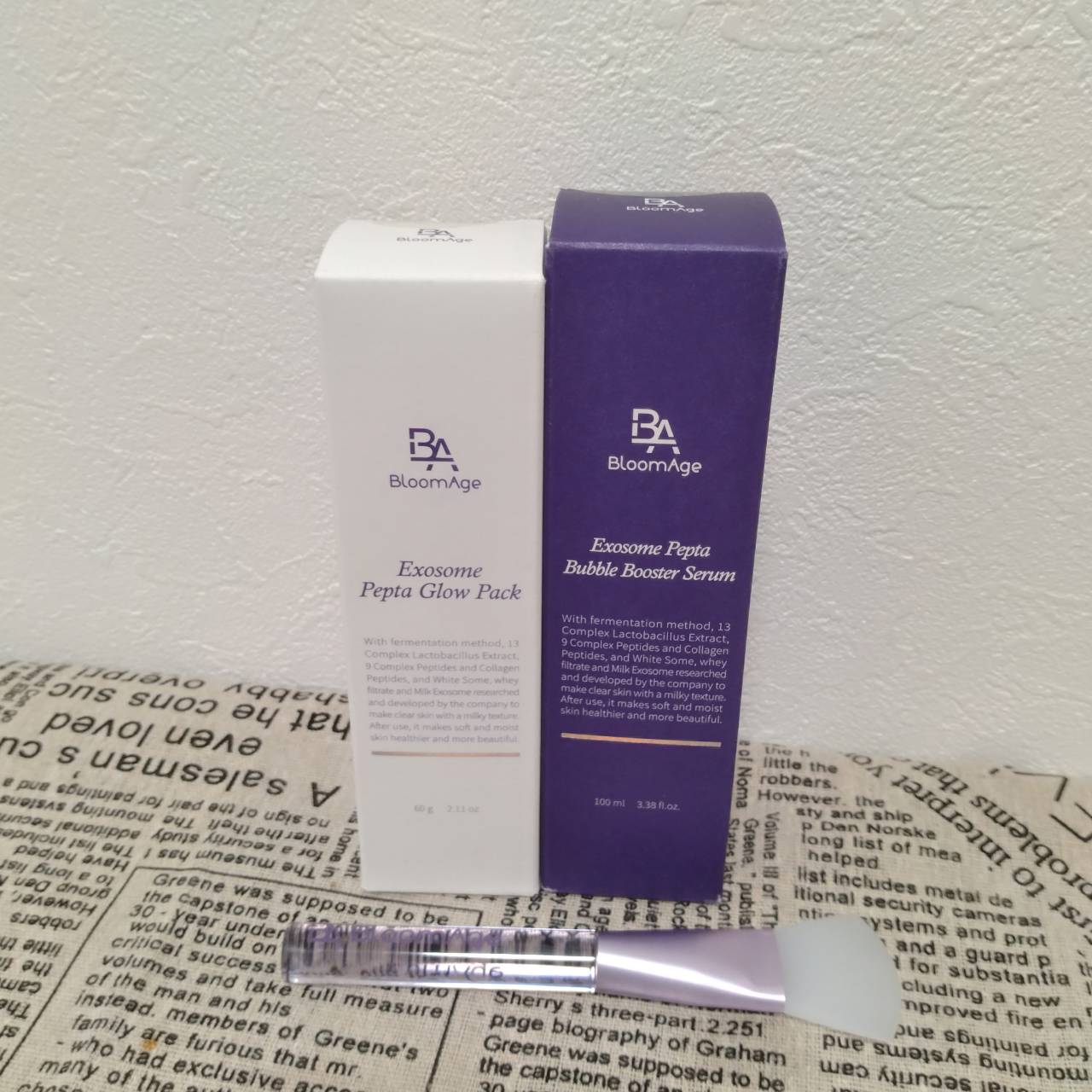エクソソーム ペプチド グロウ パック/BloomAge/美容液を使ったクチコミ（2枚目）