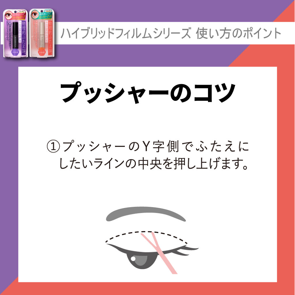 ハイブリッドフィルム/アイトーク/二重まぶた用アイテムを使ったクチコミ（2枚目）