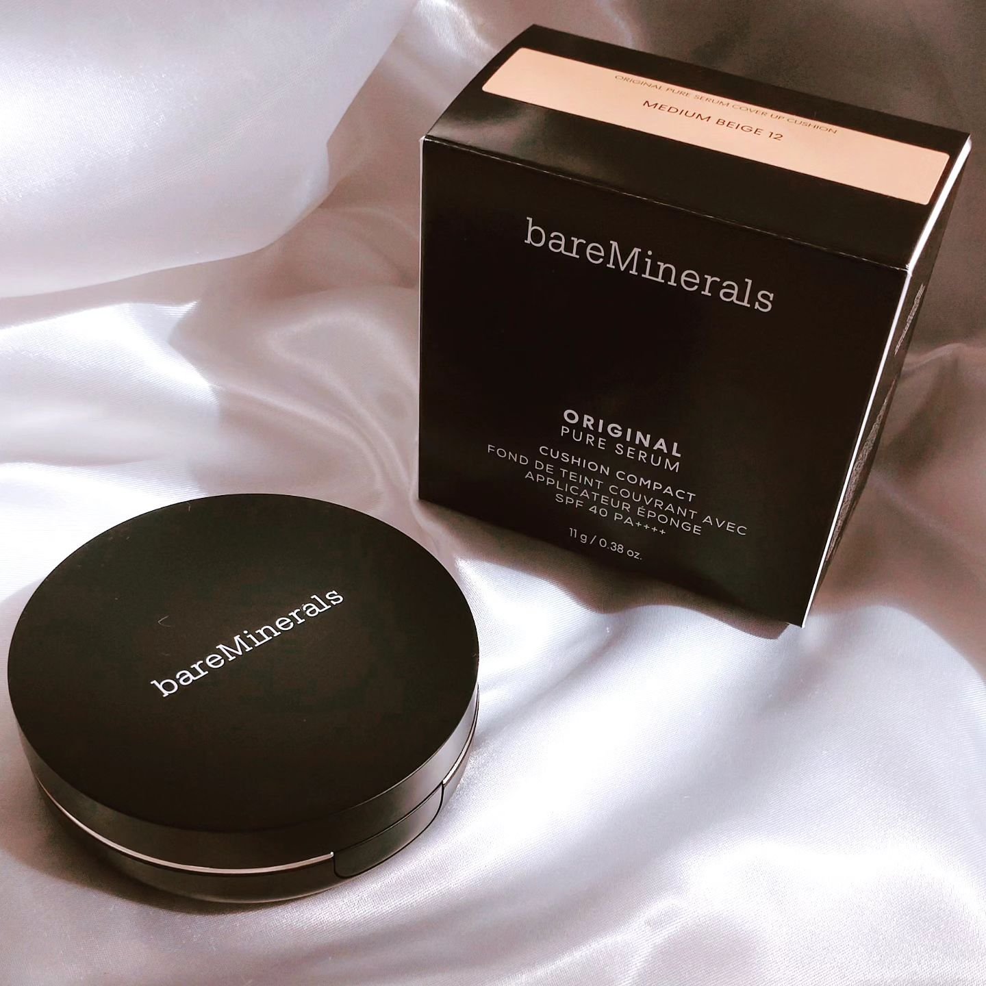 オリジナル ピュア セラム カバーアップ クッション/bareMinerals/クッションファンデーションを使ったクチコミ（1枚目）