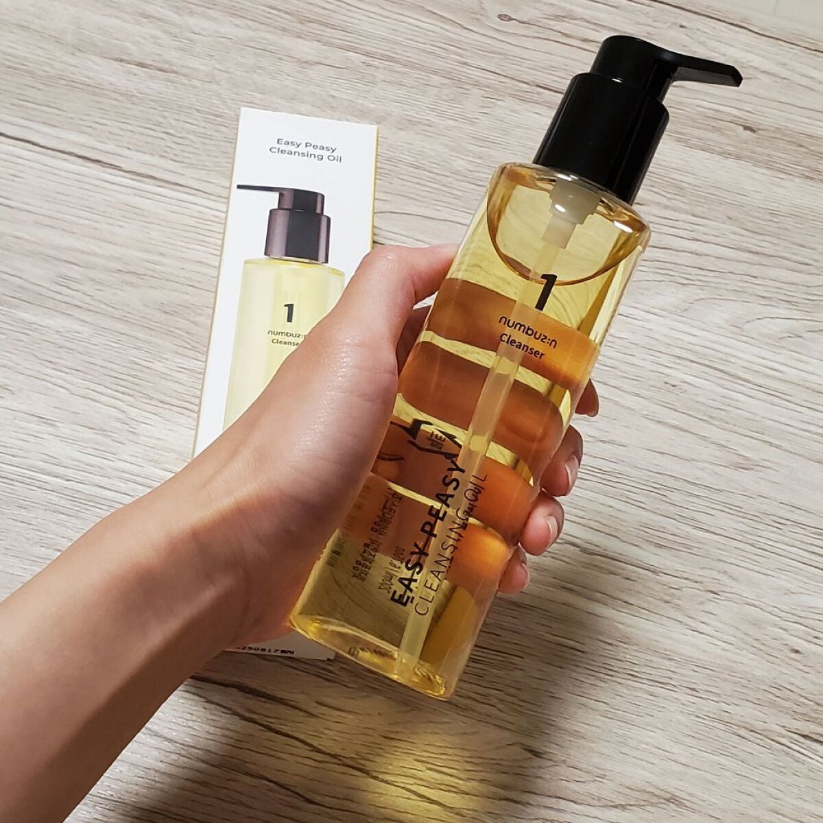 1番 さっぱりすっきりクレンジングオイル/numbuzin/オイルクレンジングを使ったクチコミ(2枚目)