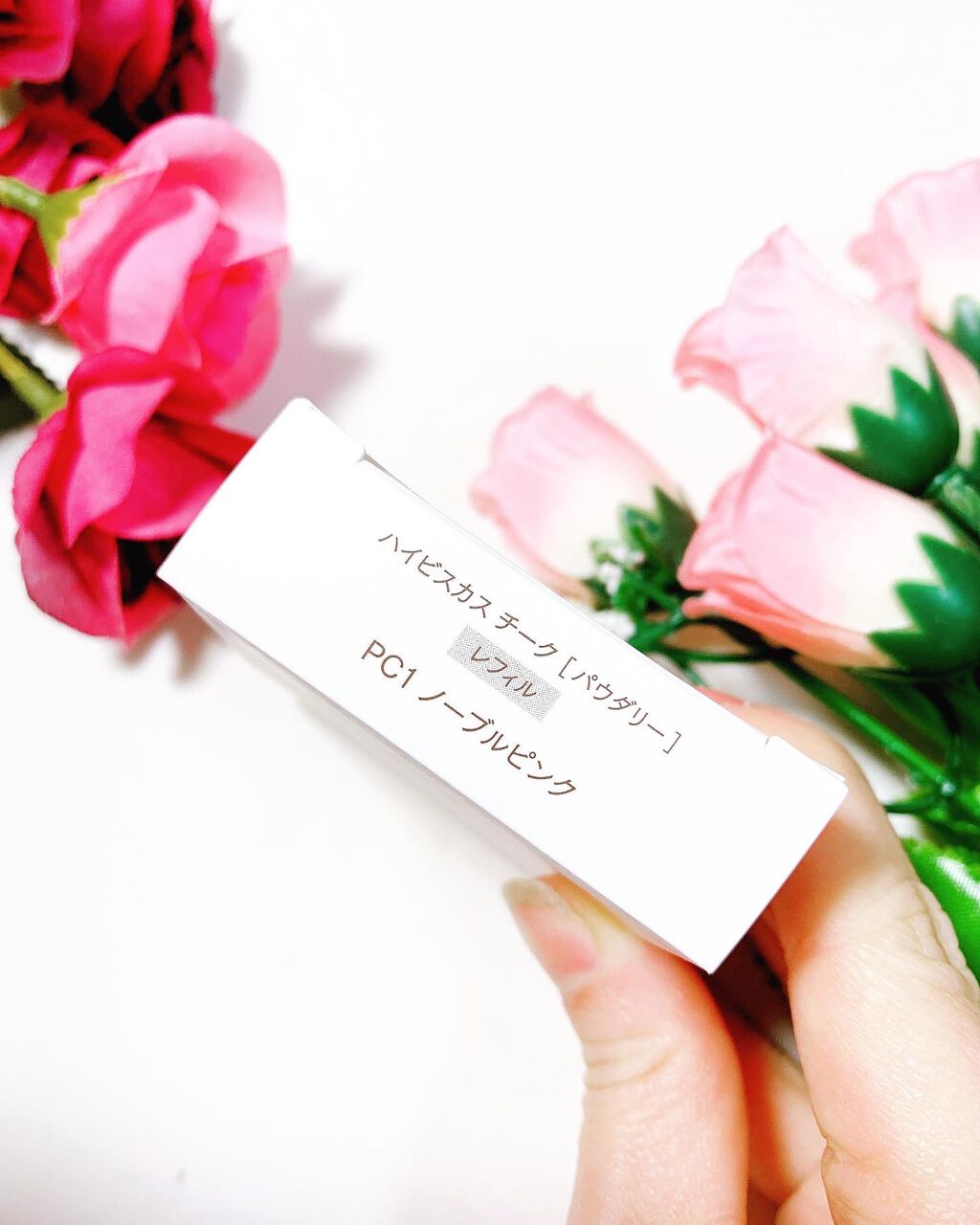 ハイビスカスチーク/AMRITARA/パウダーチークを使ったクチコミ(3枚目)