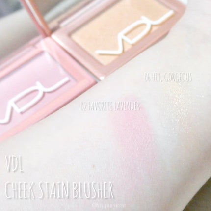 チークステイン ブラッシャー/VDL/パウダーチークを使ったクチコミ(2枚目)