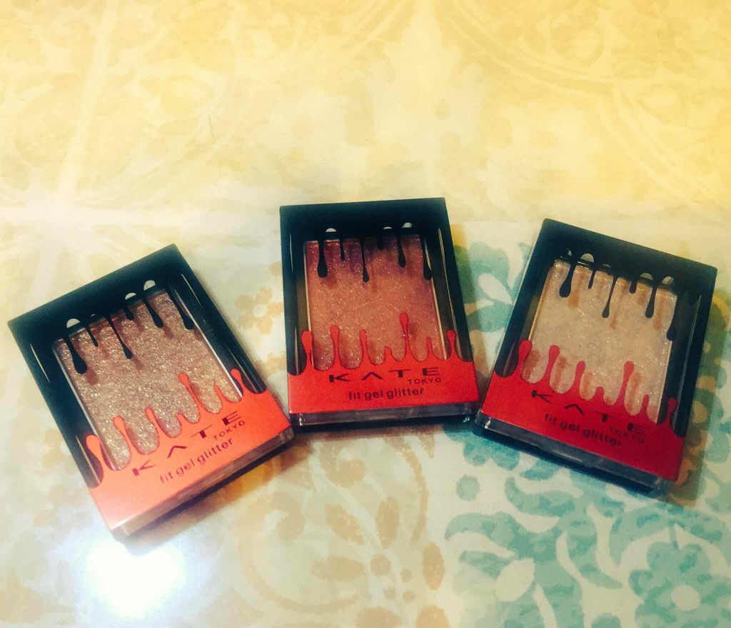 フィットジェルグリッター/KATE/ジェル・クリームアイシャドウを使ったクチコミ(1枚目)