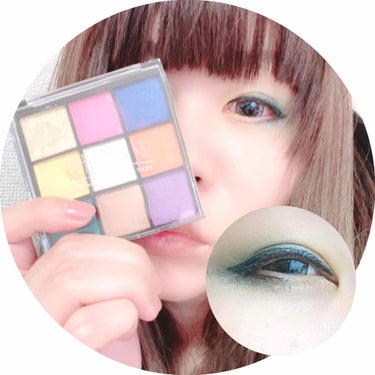 UR GLAM　BLOOMING EYE COLOR PALETTE/U R GLAM/アイシャドウパレットを使ったクチコミ（1枚目）