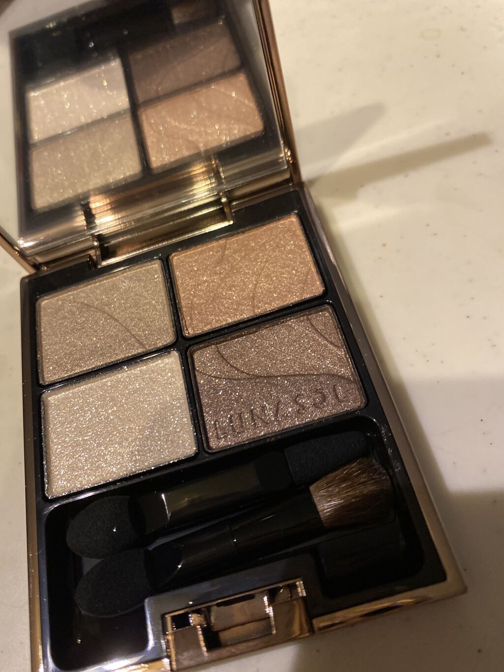 セントフォルムアイズ 05 Chocolate Cosmos/LUNASOL/アイシャドウパレットを使ったクチコミ（2枚目）