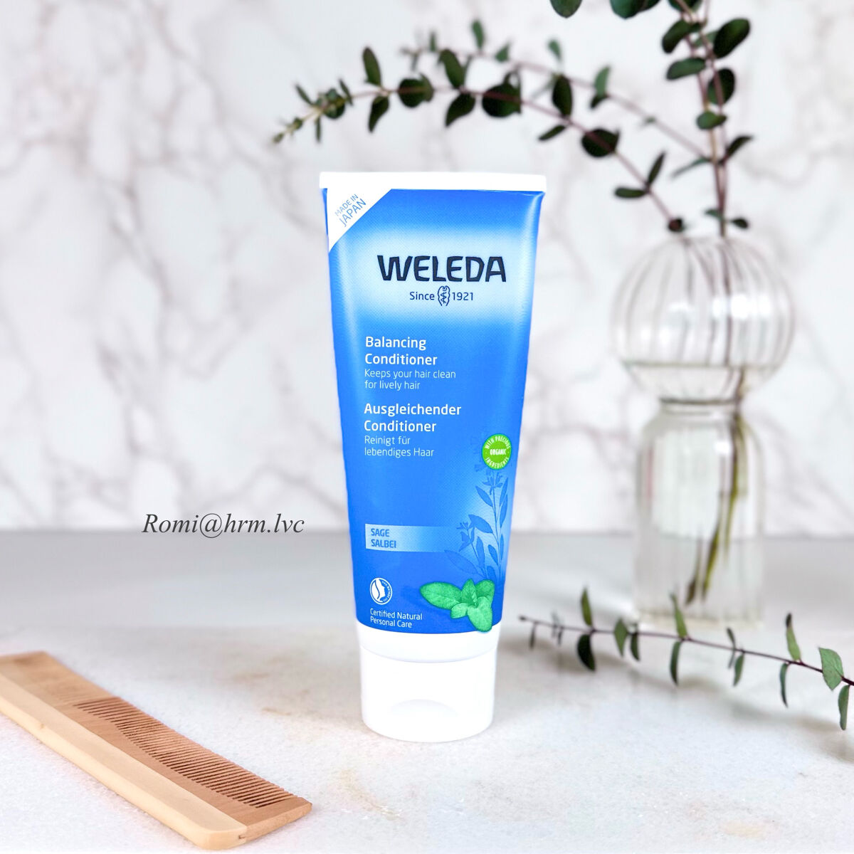 セージ ヘアシャンプー／ヘアコンディショナー /WELEDA/市販シャンプーを使ったクチコミ（1枚目）