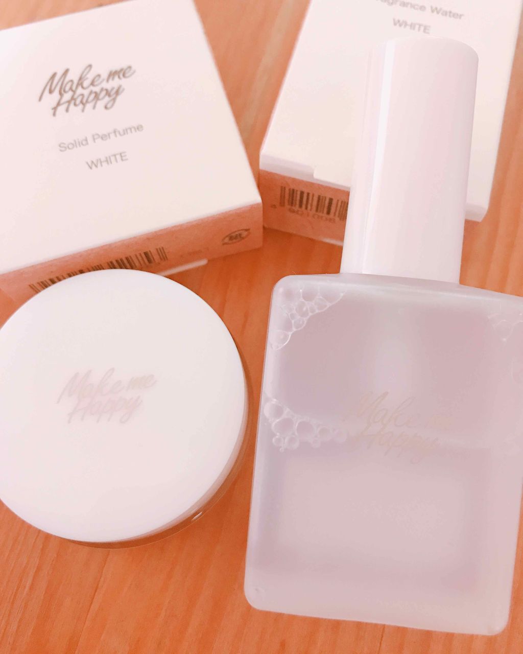 メイクミーハッピー ソリッドパフューム WHITE/キャンメイク/練り香水を使ったクチコミ（1枚目）