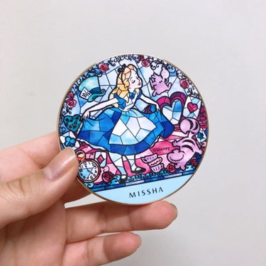 ■M クッション ファンデーション
【MISSHA】モイスチャーNo.23
価格…1000円

ミシャはファンデうんぬんよりもコラボパケが可愛いから買ってしまう🤭
ひたすら可愛いからパケ買いぜひ！！！
