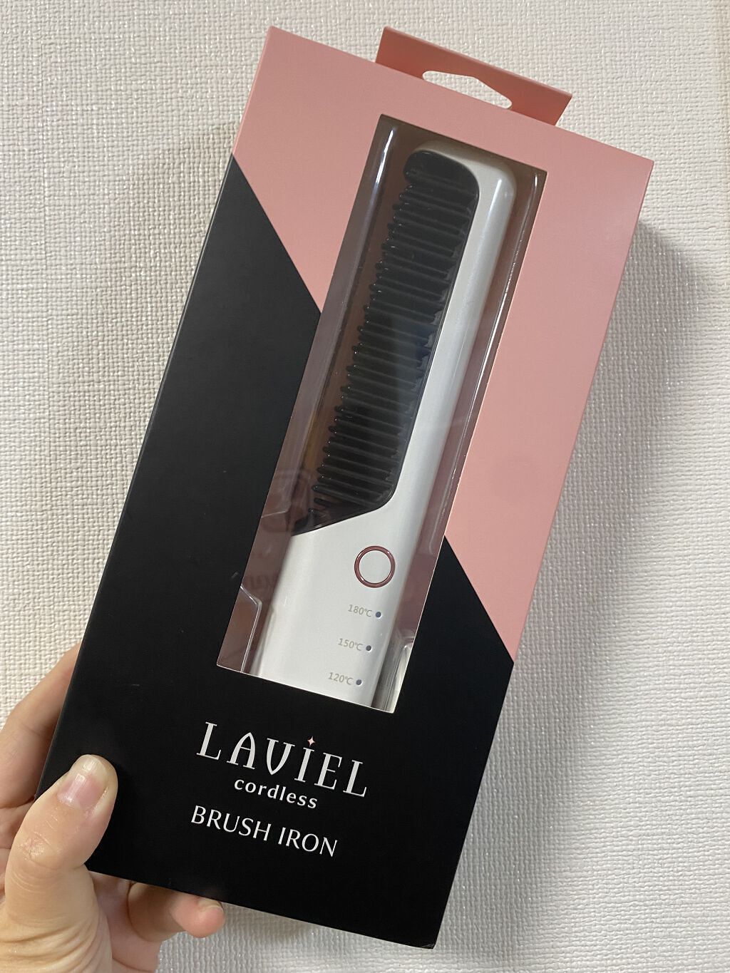 Cordless ブラシアイロン/LAVIEL/ヒートブラシを使ったクチコミ（1枚目）