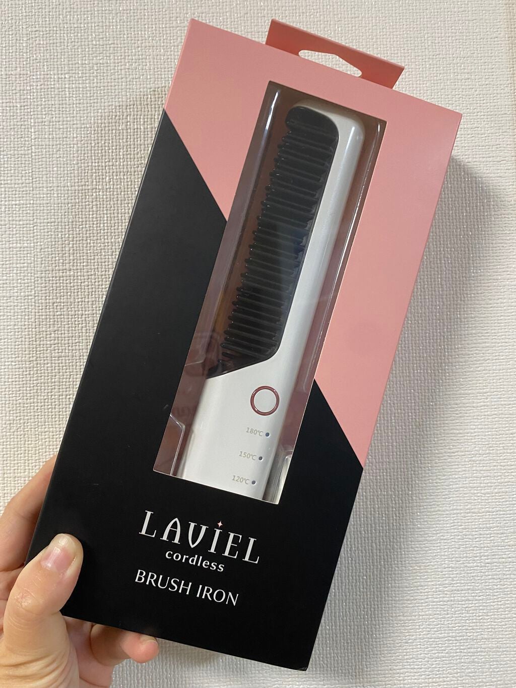 Cordless ブラシアイロン/LAVIEL/ヒートブラシを使ったクチコミ(1枚目)
