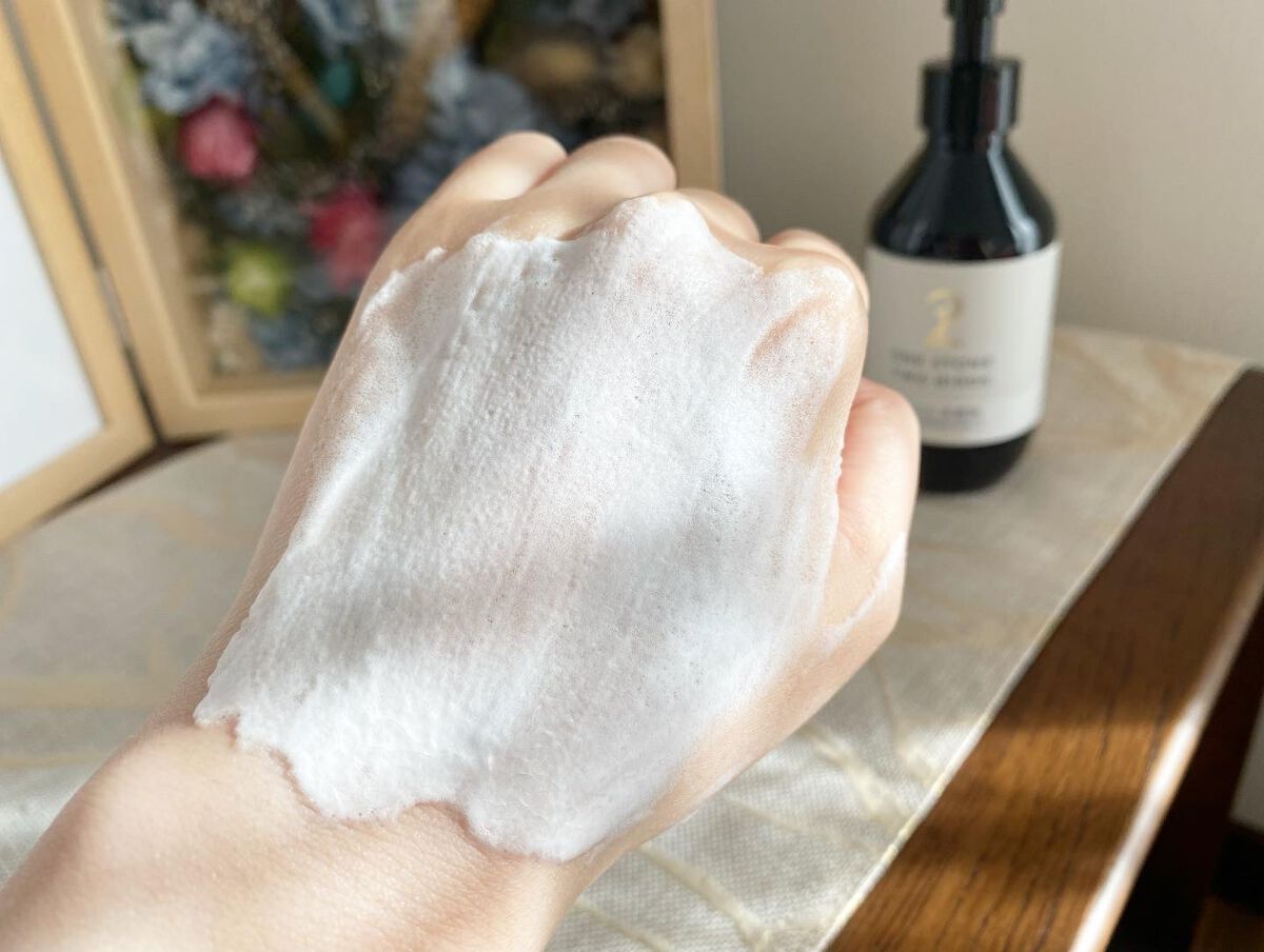 洗顔だけじゃない+パックもできる洗顔料 ホワイトプレミアム/ONE STONE TWO BIRDS/その他洗顔料を使ったクチコミ(5枚目)