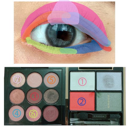 スモール アイシャドウ×9/M・A・C/アイシャドウパレットを使ったクチコミ(4枚目)